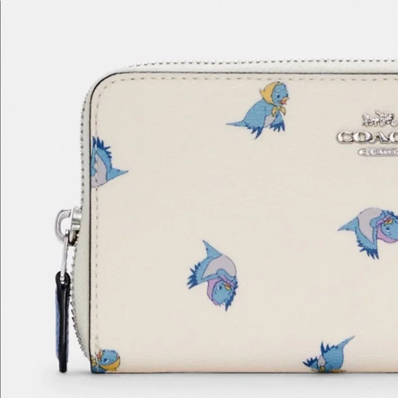 NWT COACH X Disney Accordion Zip Wallet With Cinderella Flying Birds Print - Picture 2 of 14